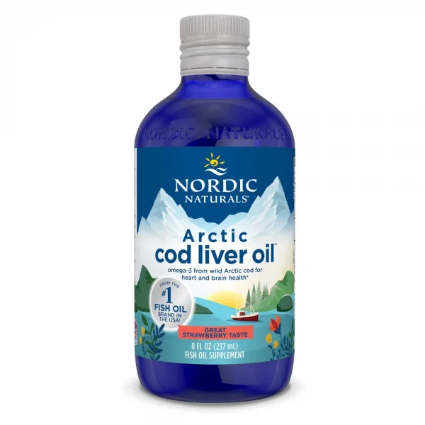 Nordic Naturals - Arctic Cod Liver Oil Strawberry 237ml