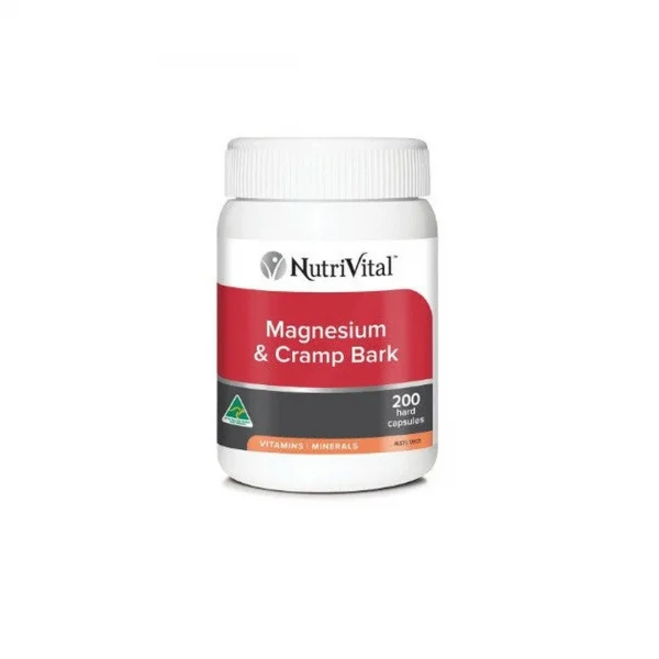 NutriVital - Magnesium & Cramp Bark 200 caps