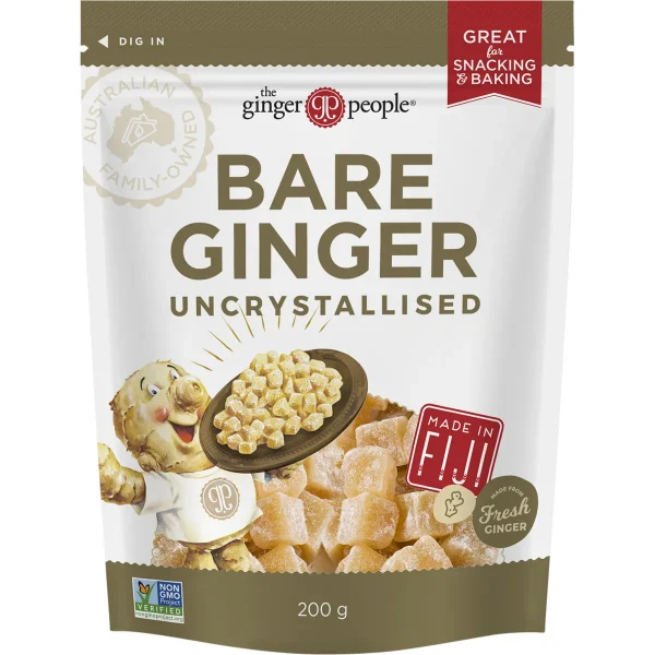 The Ginger People - Uncrystallised Bare Ginger 200g