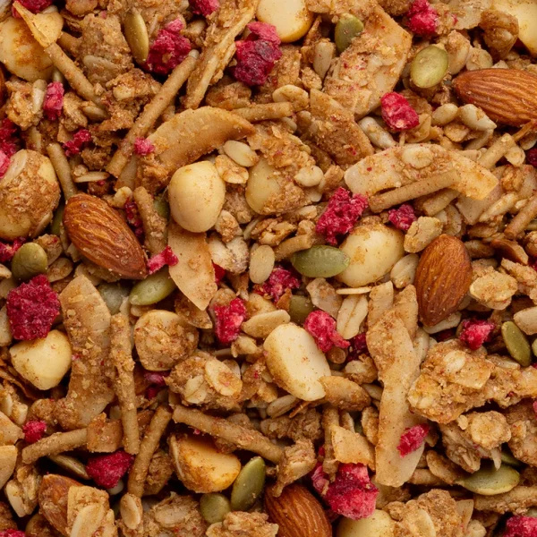 Brookfarm - Low Sugar Granola Macadamia Raspberry 400g - Image 2