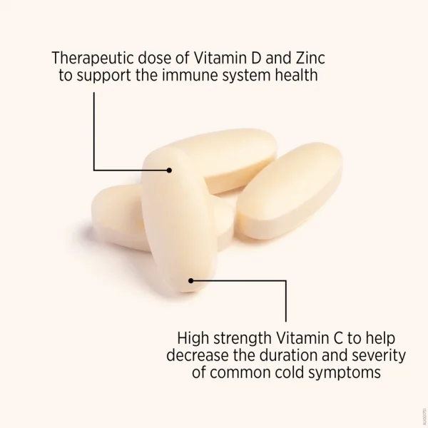 Nutra-Life - High Strength Vit C+Vit D+Zinc 120 tabs - Image 2