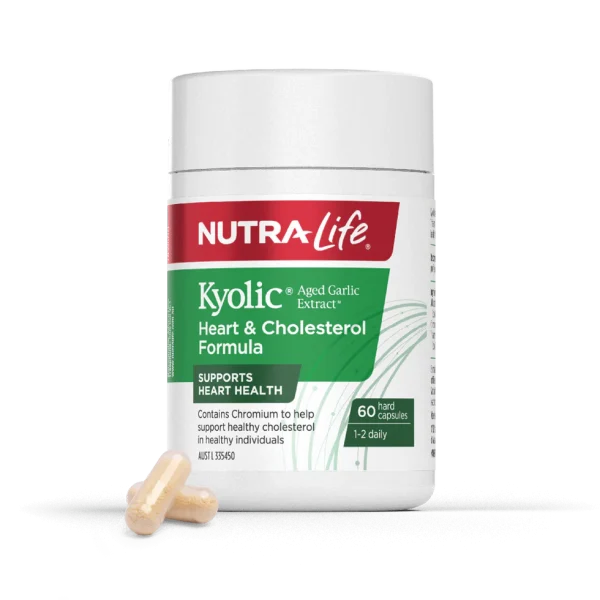 Nutra-Life - Kyolic Aged Garlic Extract Heart & Cholesterol Formula 60 caps