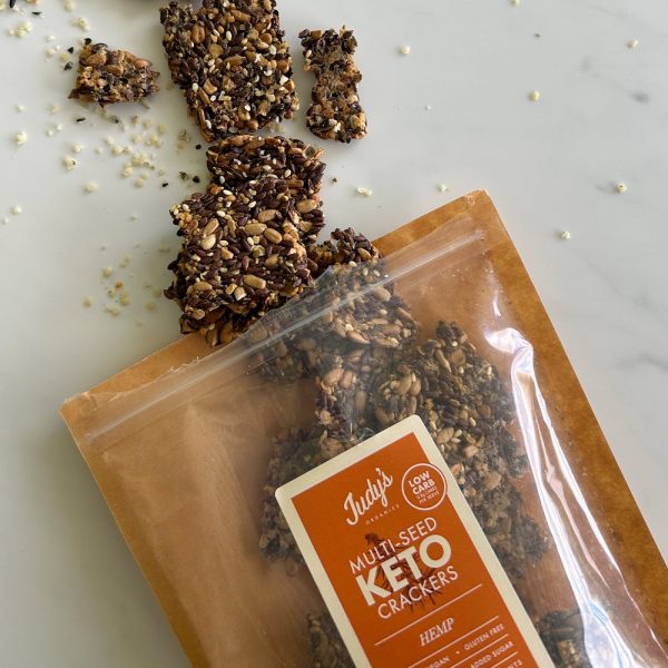 Judy's Organics - Multi-Seed Keto Crackers Hemp 100g