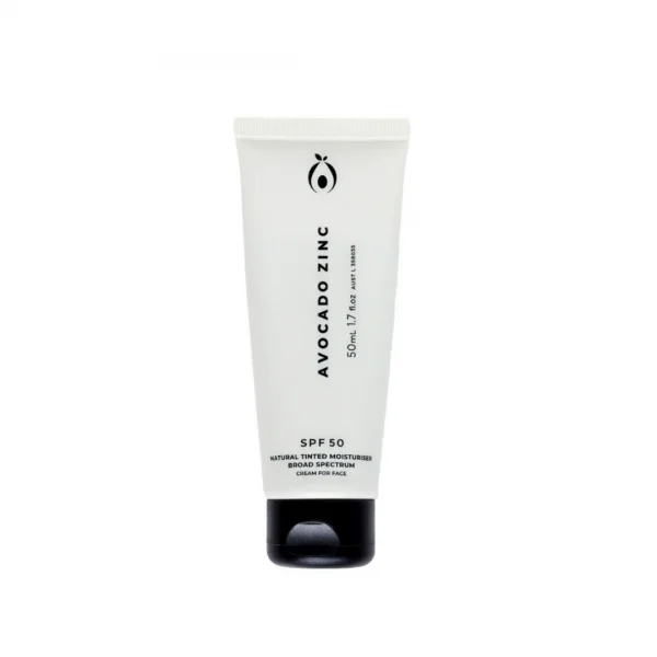 Avocado Zinc - SPF 50 Natural Tinted Moisturiser Medium-Dark 50ml