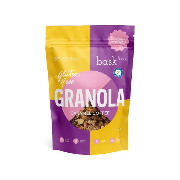 Baske & Co - Gluten Free Granola Caramel Coffee 250g